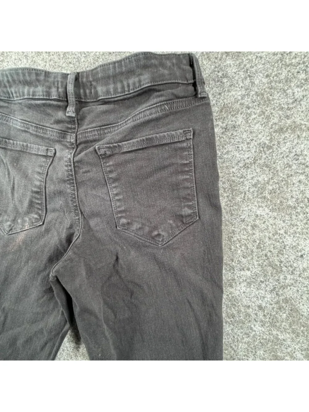 Athleta Flex‎ Ultra Skinny Jeans Womens 6 Black Stretch Denim Preppy Slim Fit